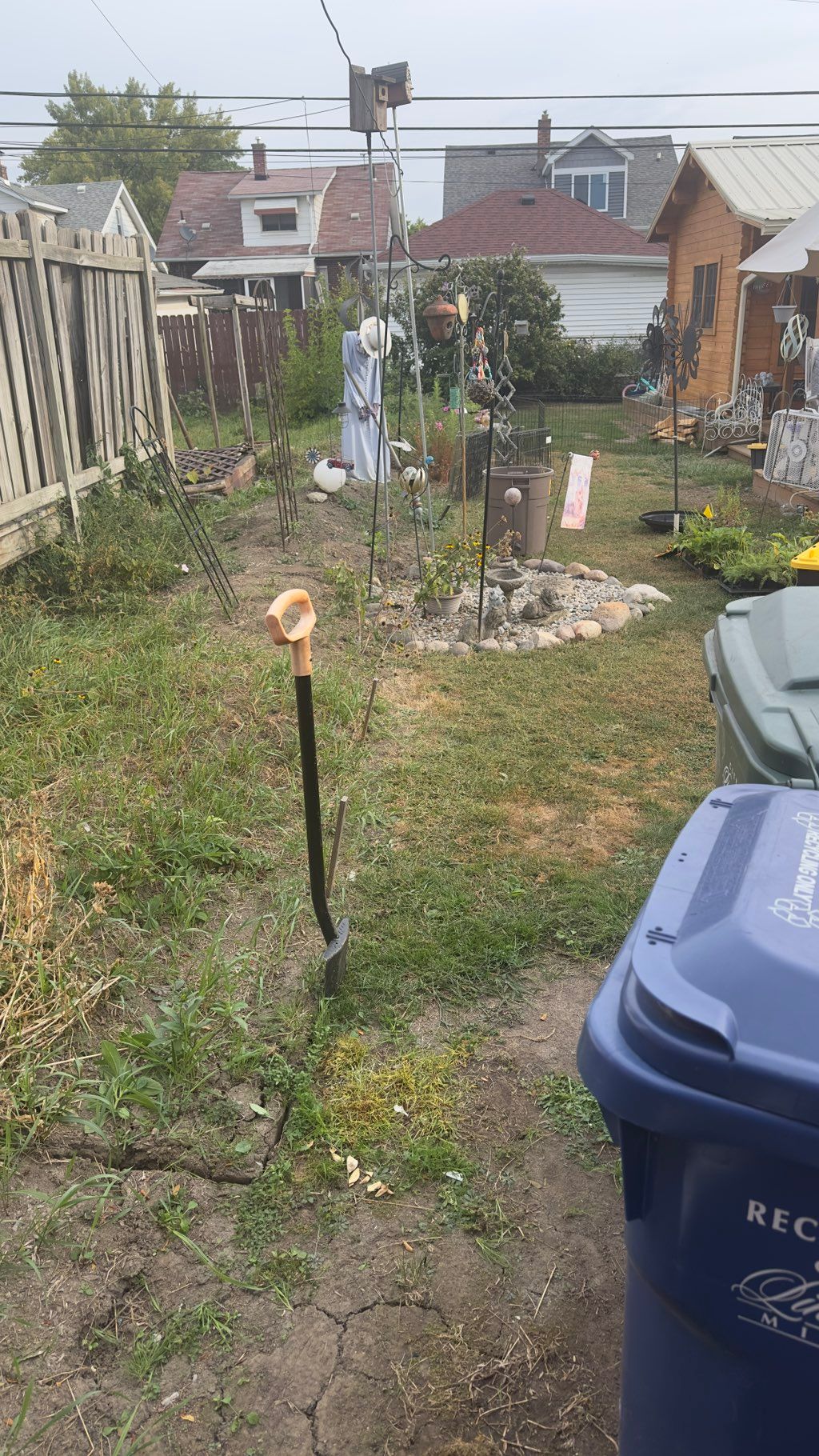 Before of a garden install!