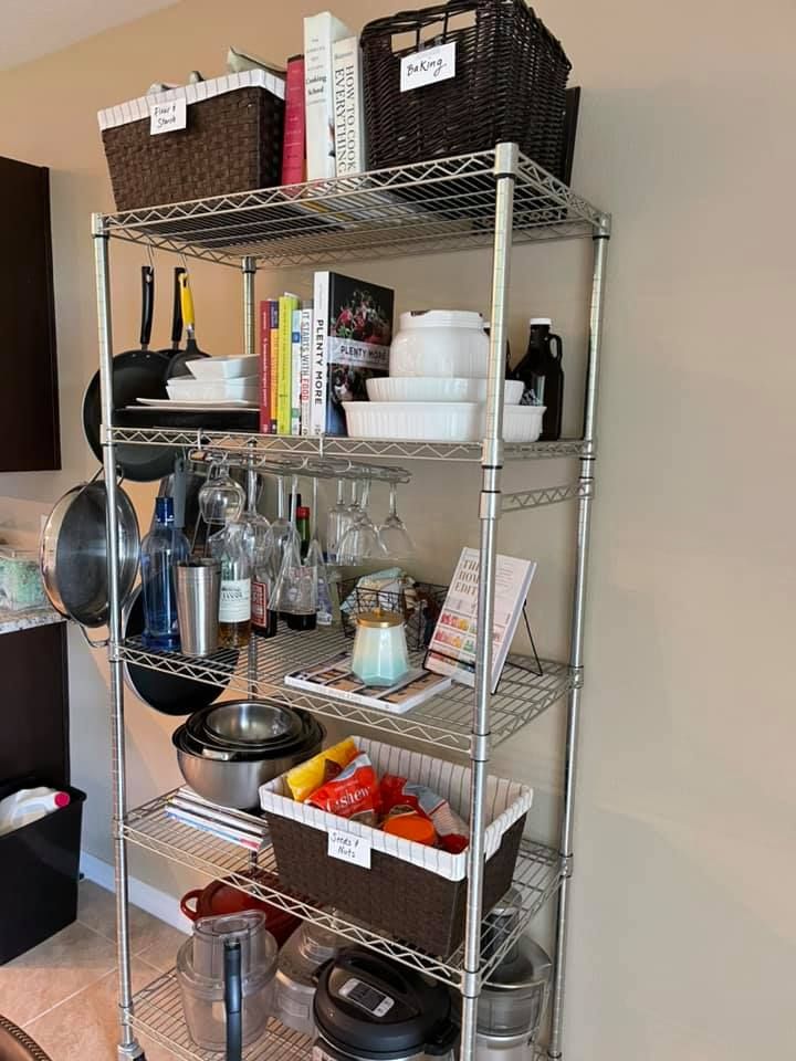 Kitchen rack organization