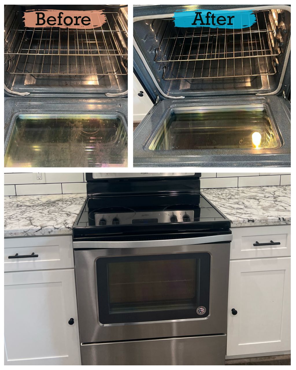 Inside oven