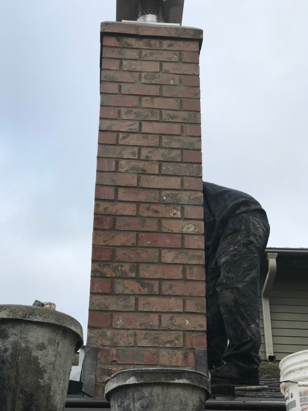 Finished tuckpoint 