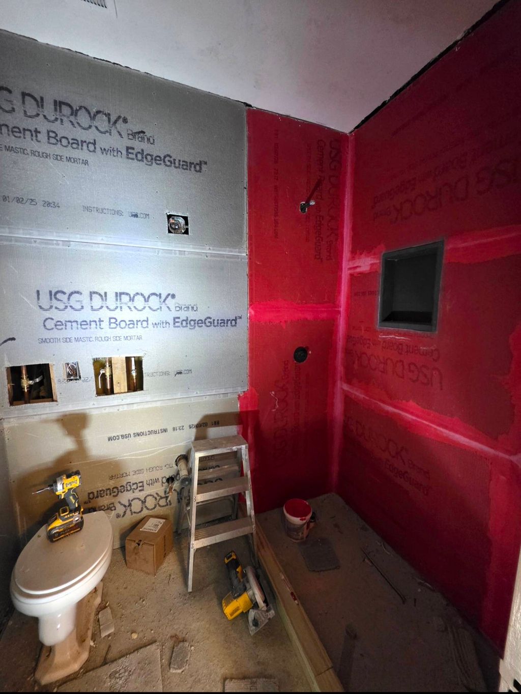 Before, bathroom renovation. Back Bay, MA
