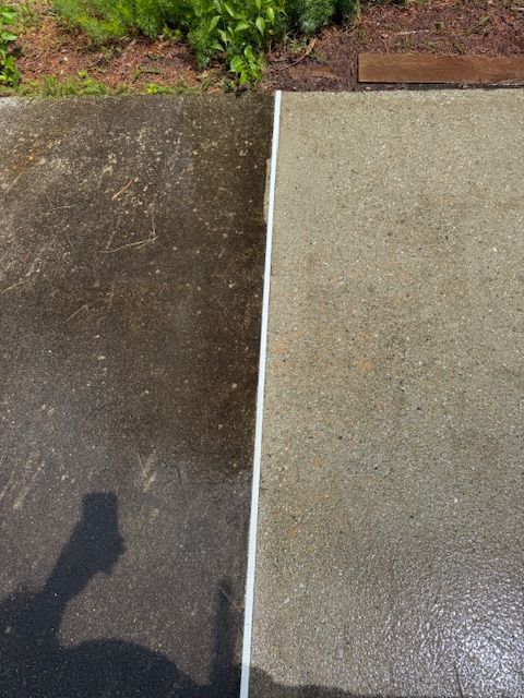 Westford: Cement Pool Patio... left side... gross 