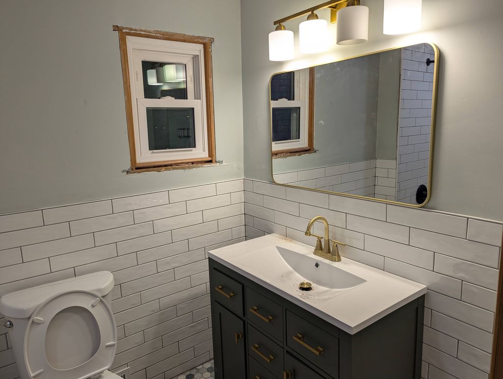 full bathroom reno
