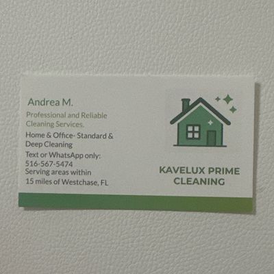 Avatar for KAVELUX PRIME CLEANING SERVICES