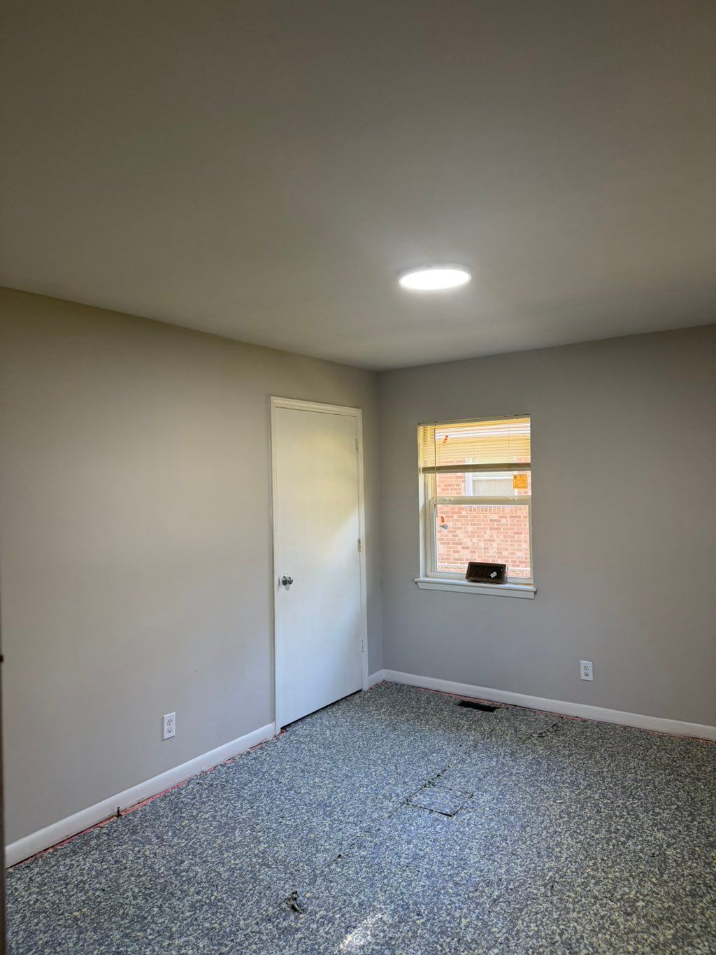 Ceiling walls and doors painted 