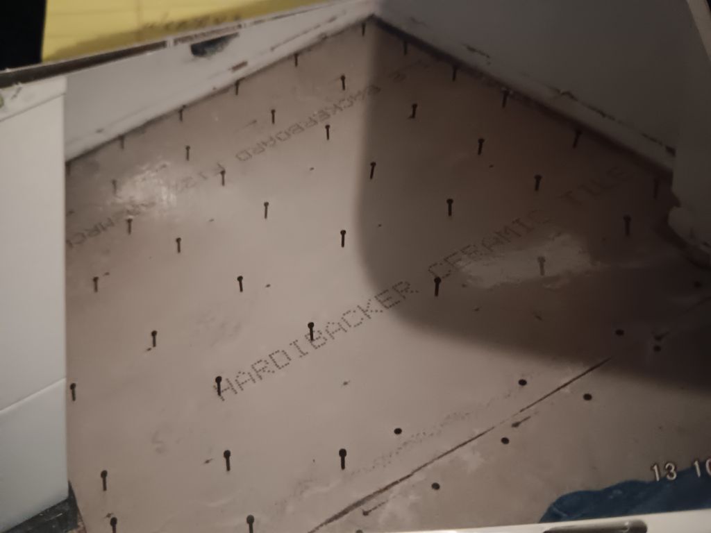 backer board install