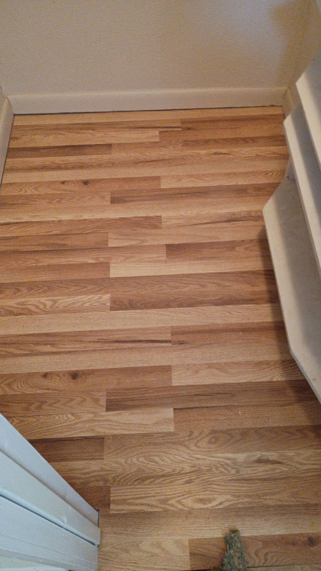 installed new floor and this was final product