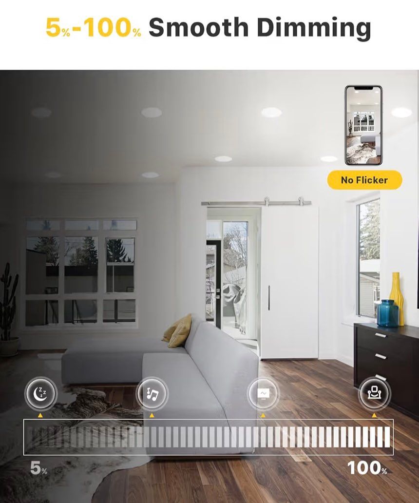 Dimmable recessed lights 6 inch