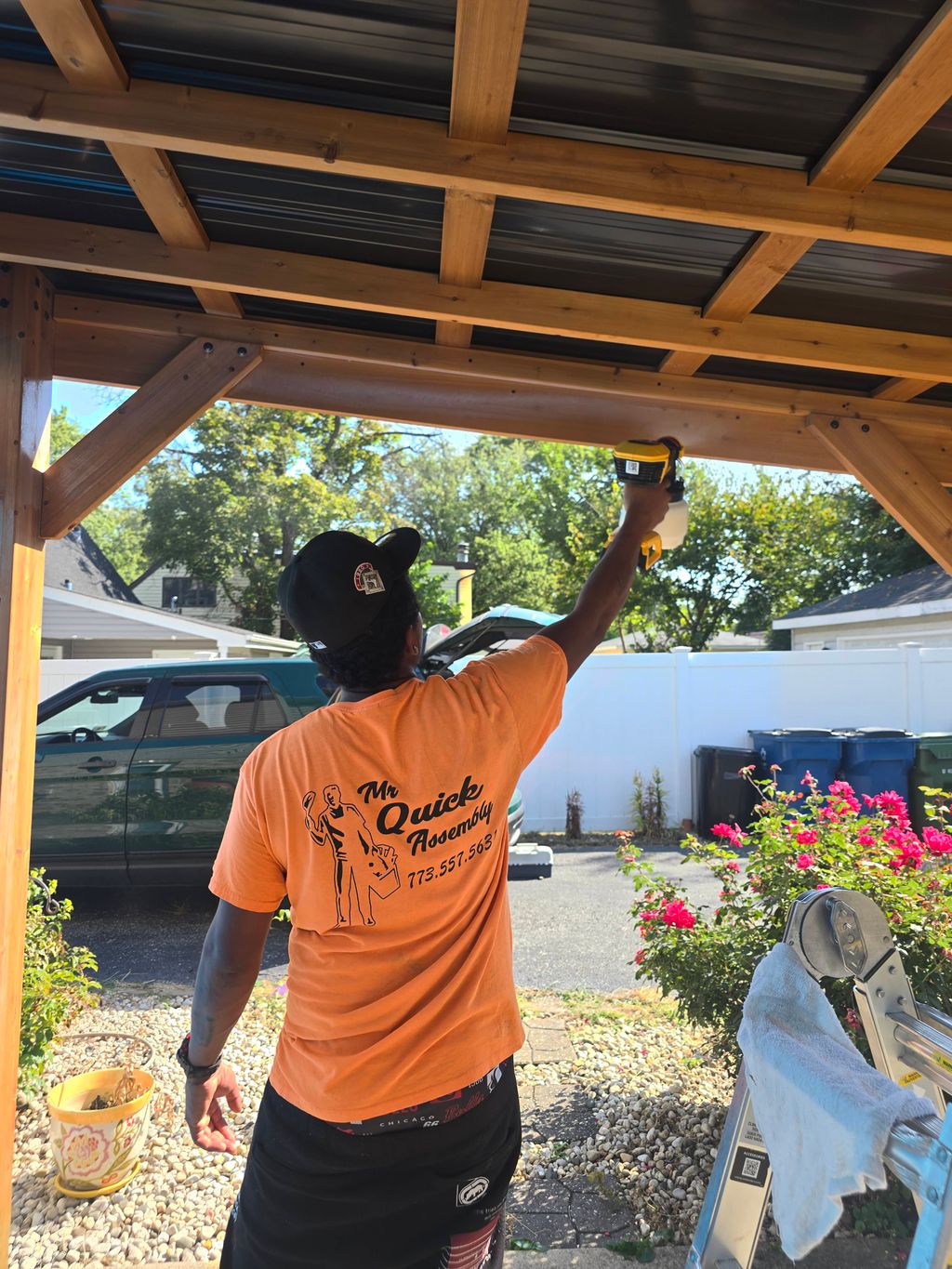 Waterproofing a gazebo 