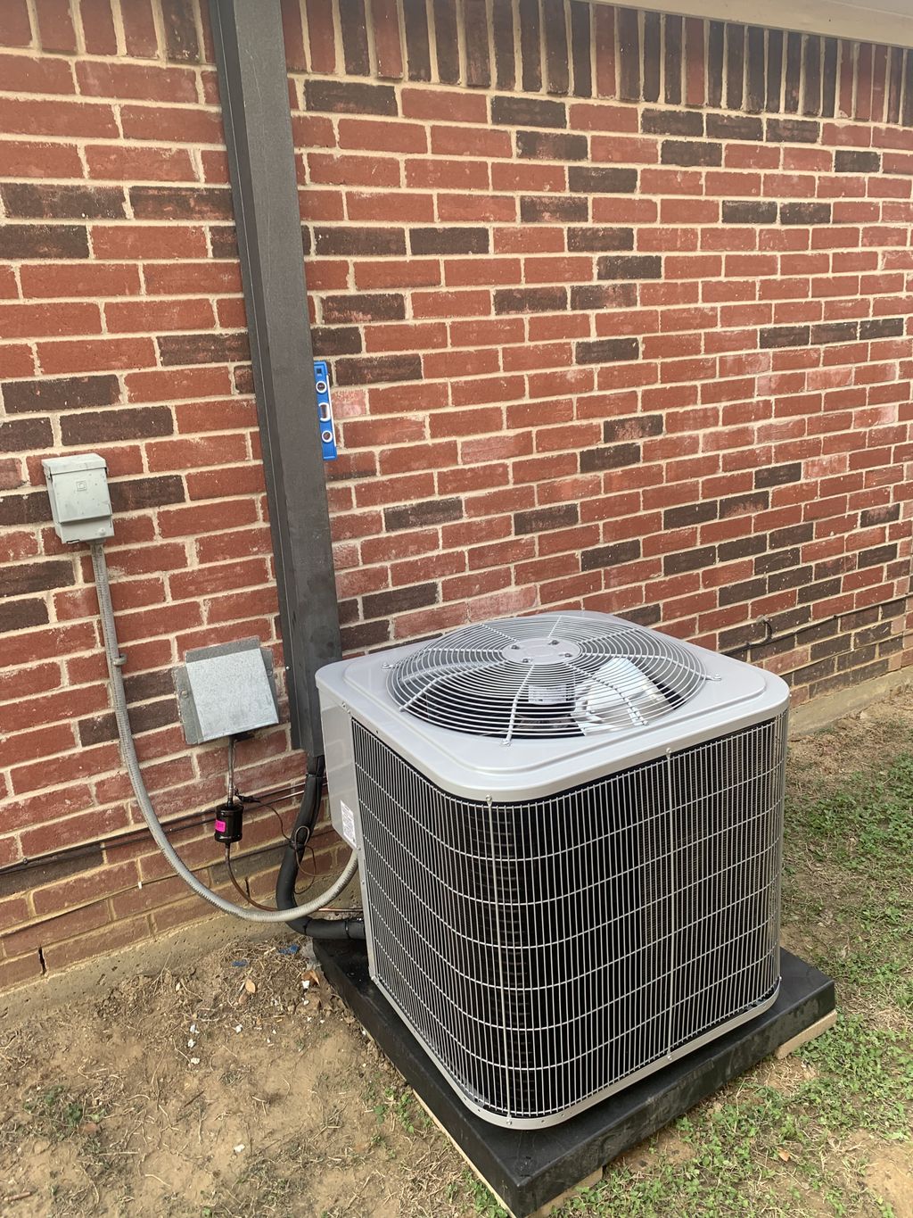 New condenser installation