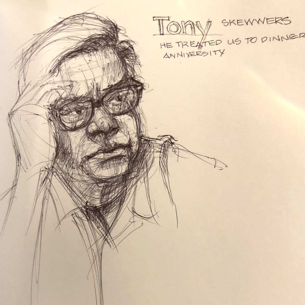 This was done at a restaurant at dinner. 15 minute