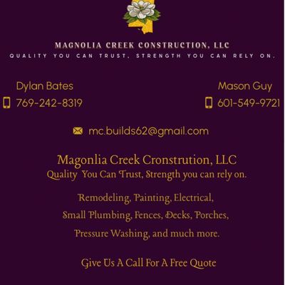 Avatar for Magnolia Creek Construction LLC