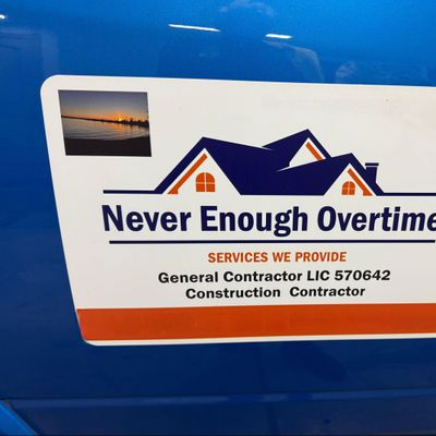 Avatar for Never Enough Overtime Contractors