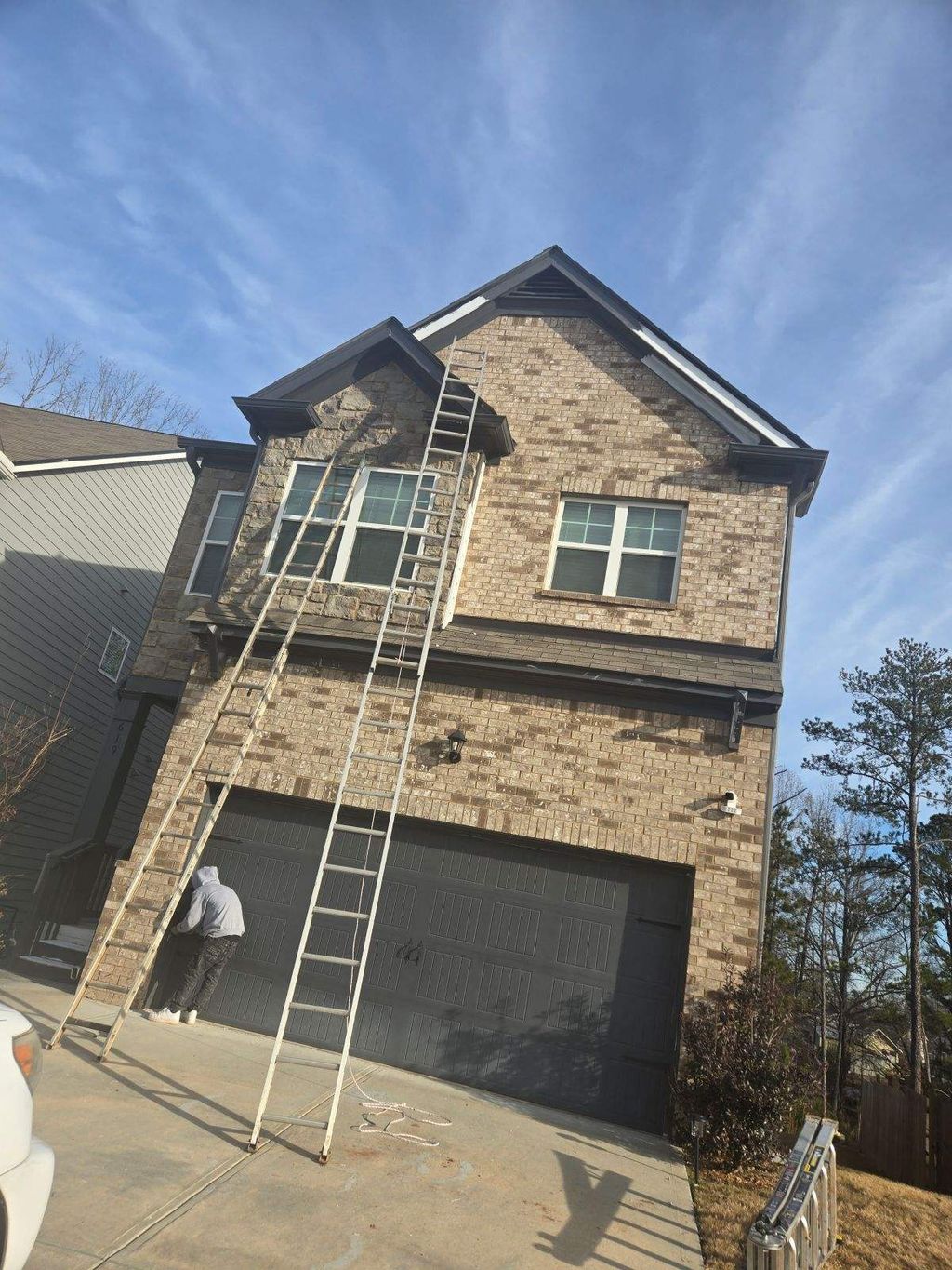 Exterior trim painting prep