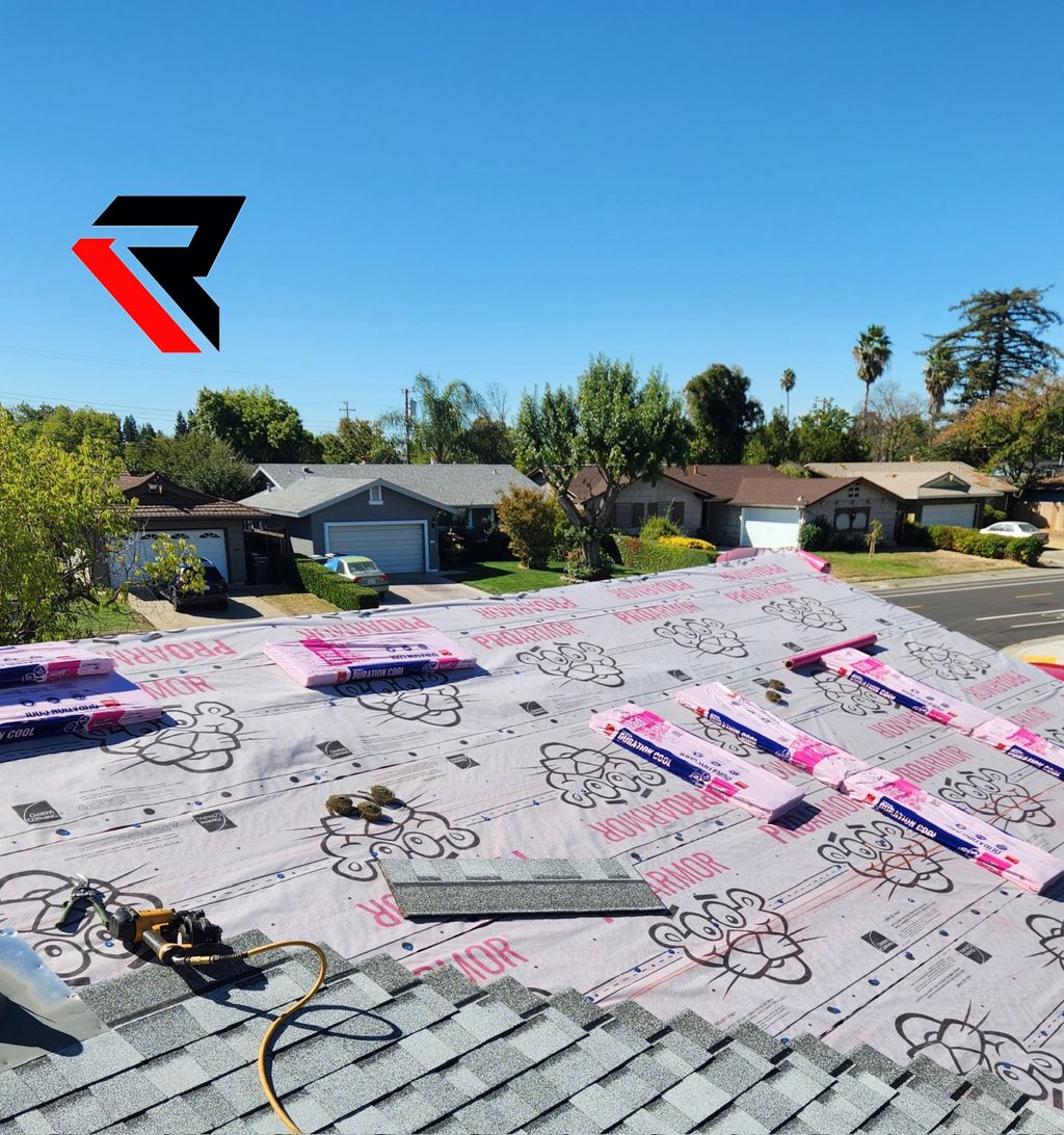 Roof Install.