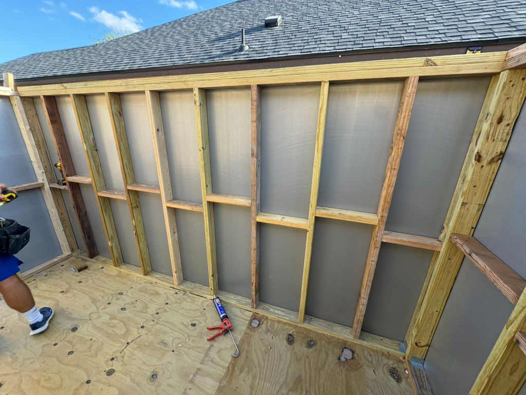 Shed I built from the ground up, including cement 