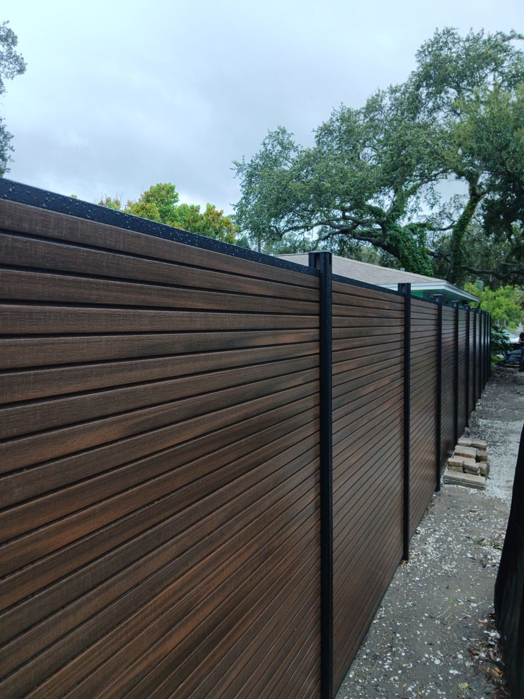 6' Brazilian Composite Mixed Material Fence