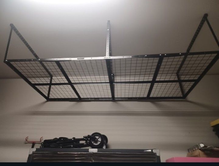 Air Force Vet needed a Garage Ceiling Rack install