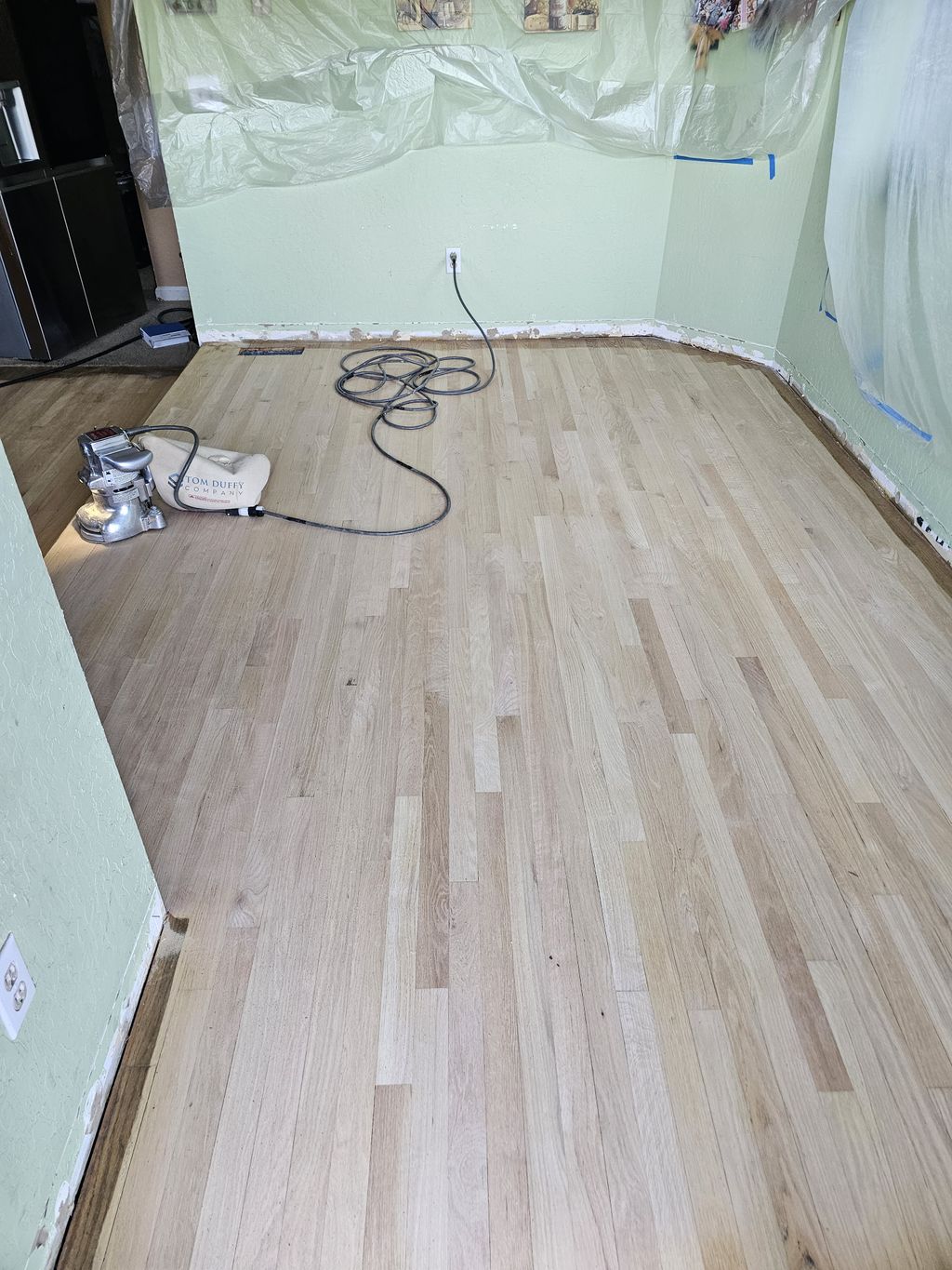 after sanding