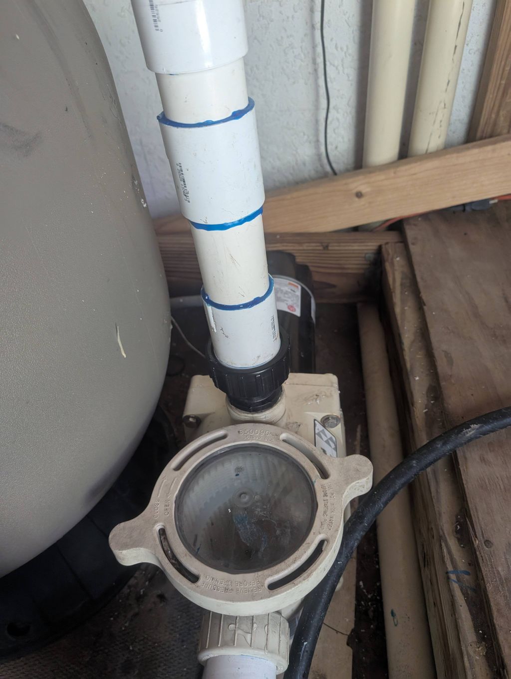 Pump Outlet Replumb with High Temp Union