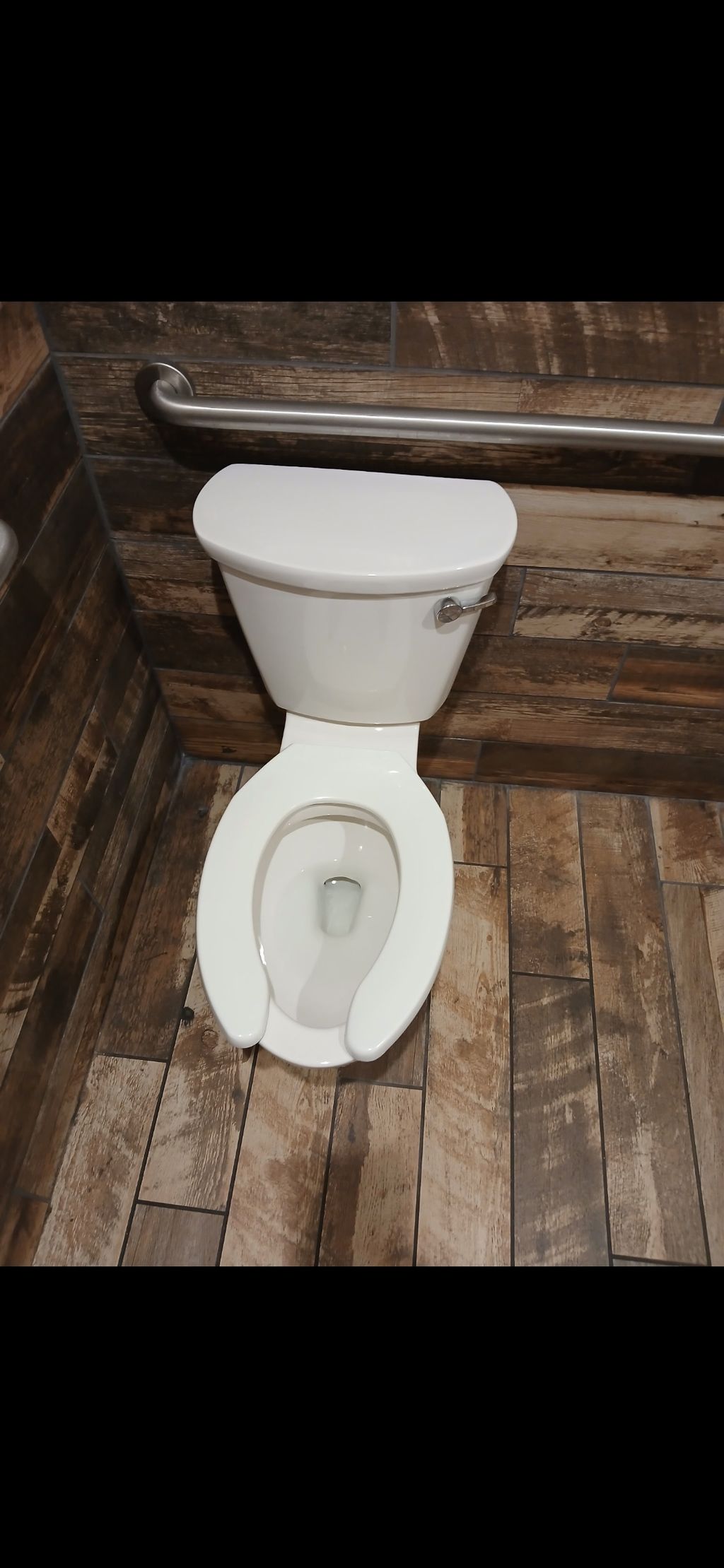cleaning the restroom at a family restaurant 
