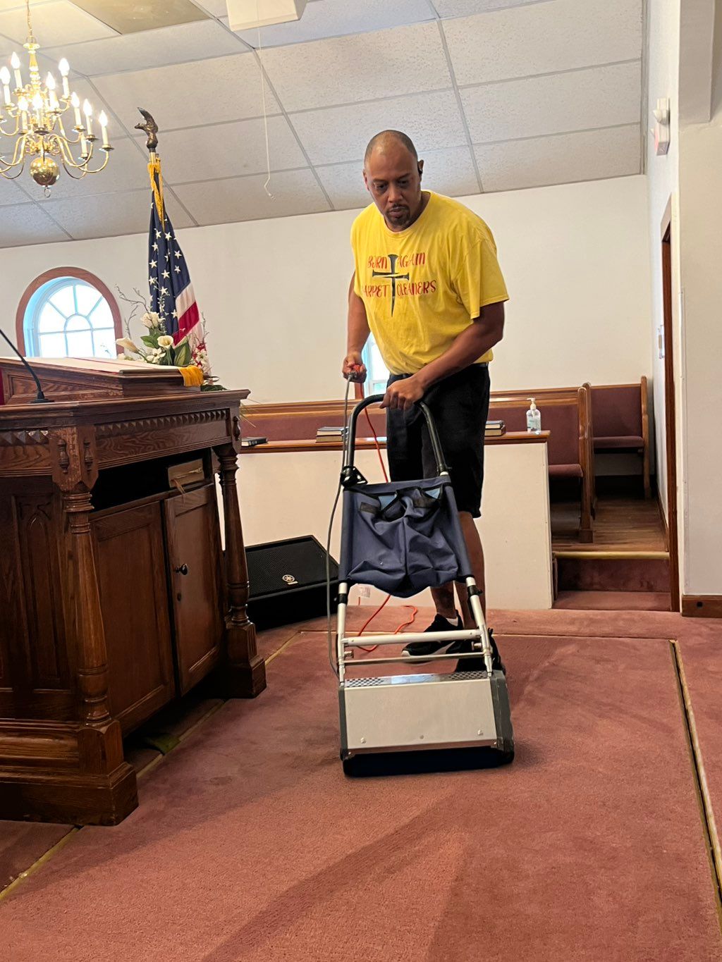 We love working in the church 