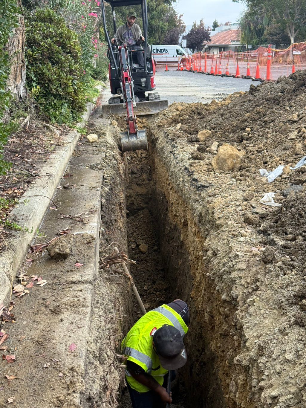 Replace it 12 inch main line