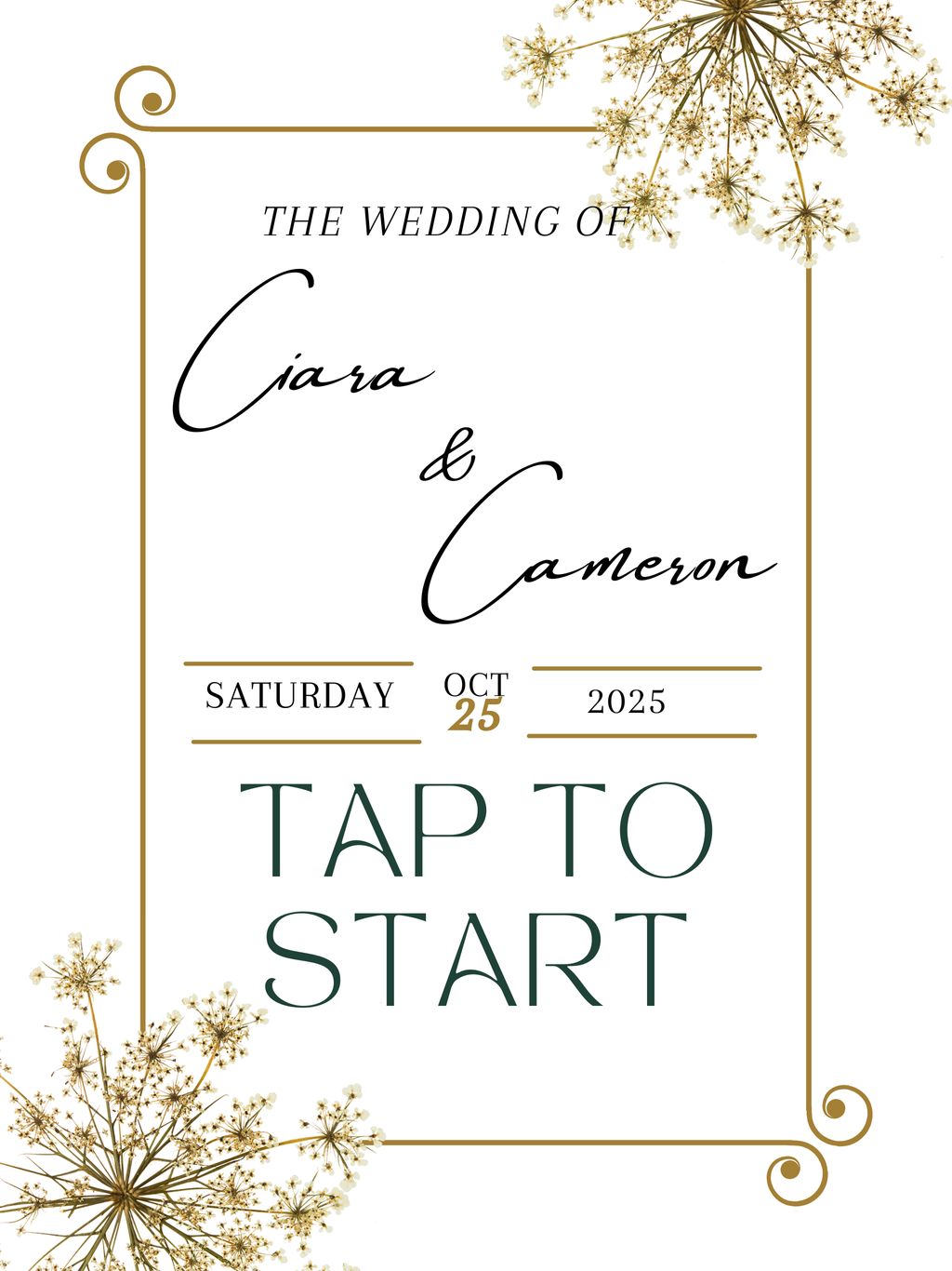 We customize for your event! Any frame or backdrop