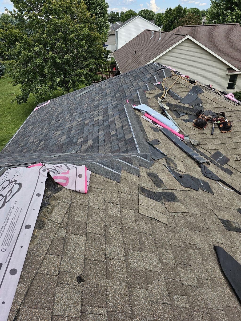 Roof - During install