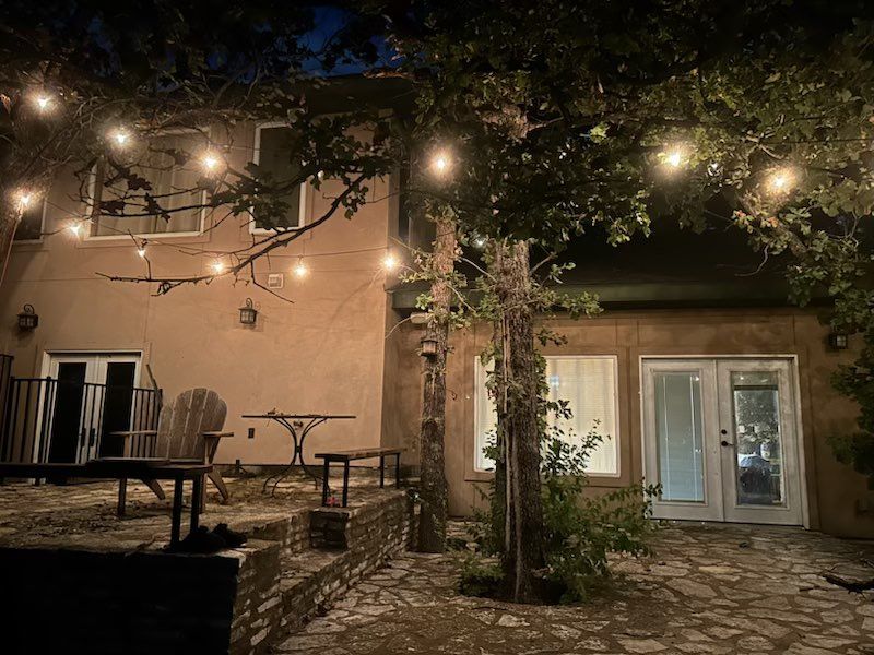 Bistro light install