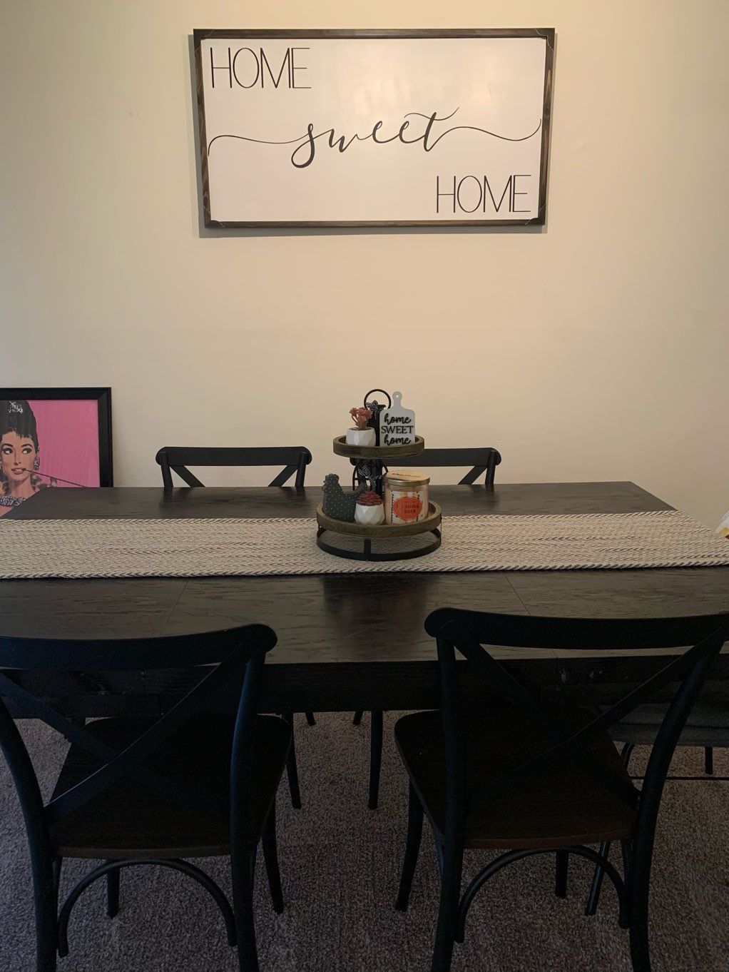 Put together this beautiful rectangular table and 