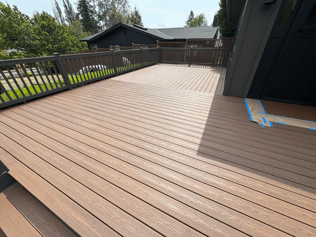 New deck install and fresh door paint