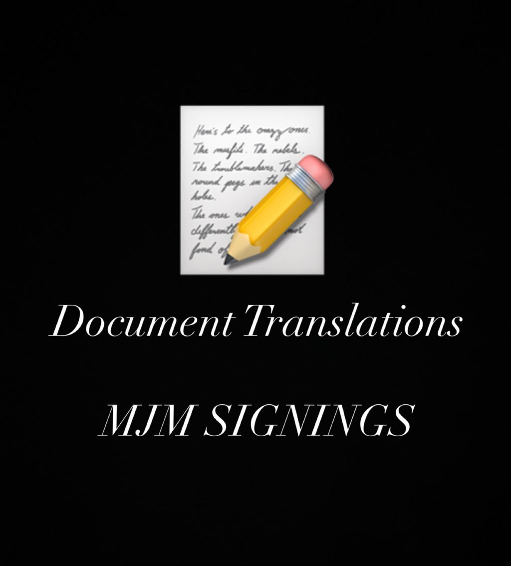 Document Translations - Personal, Apostille, or US