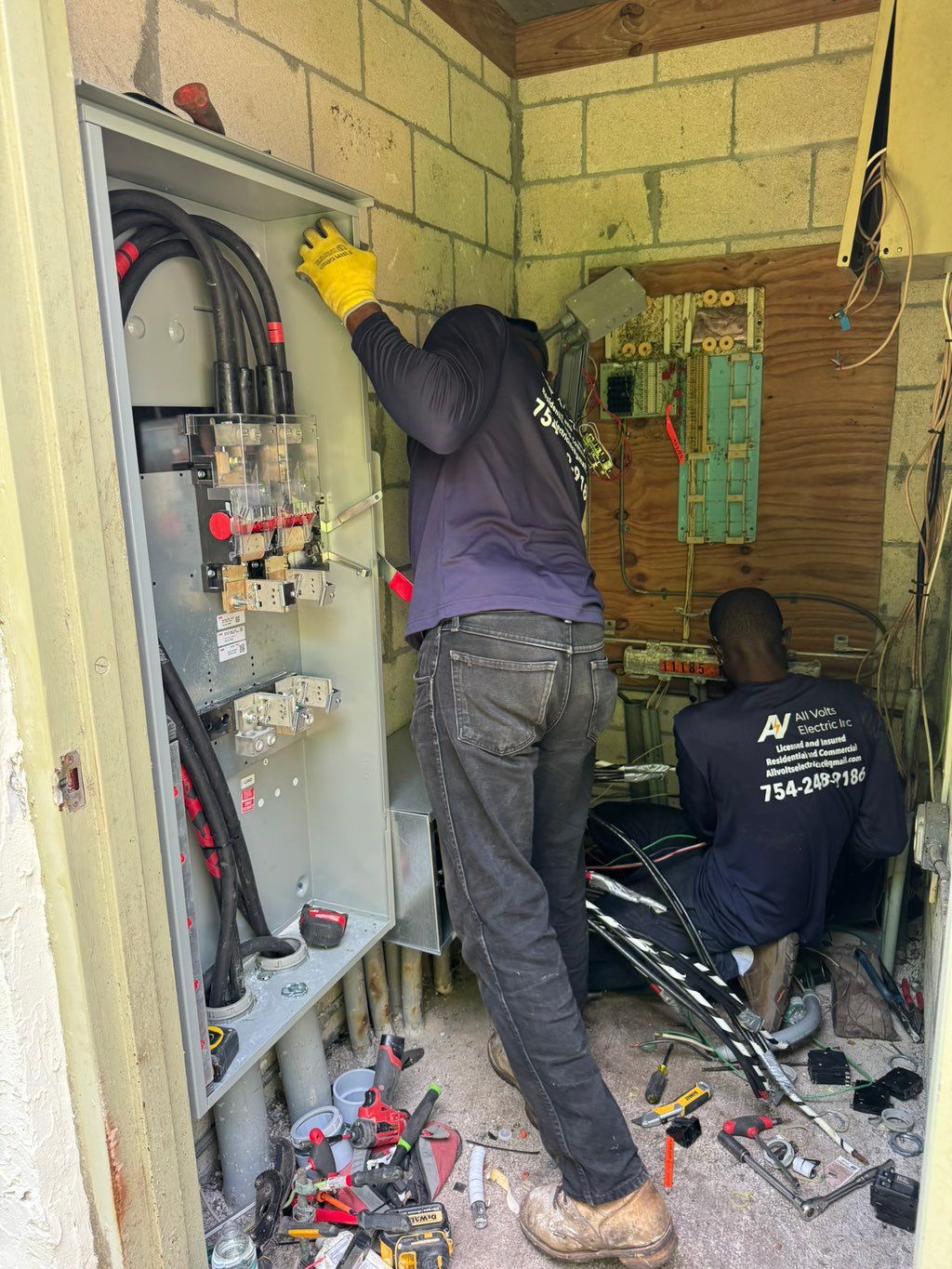 Commercial meter room service upgrade😃