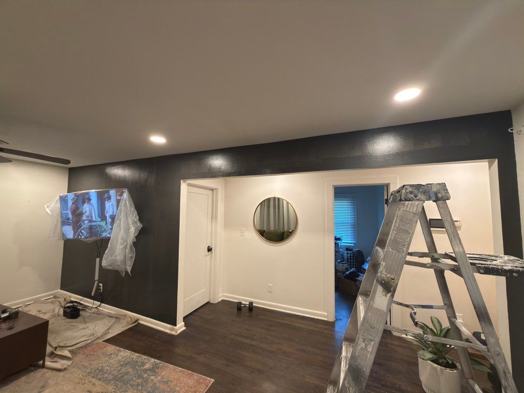 change of color on the walls