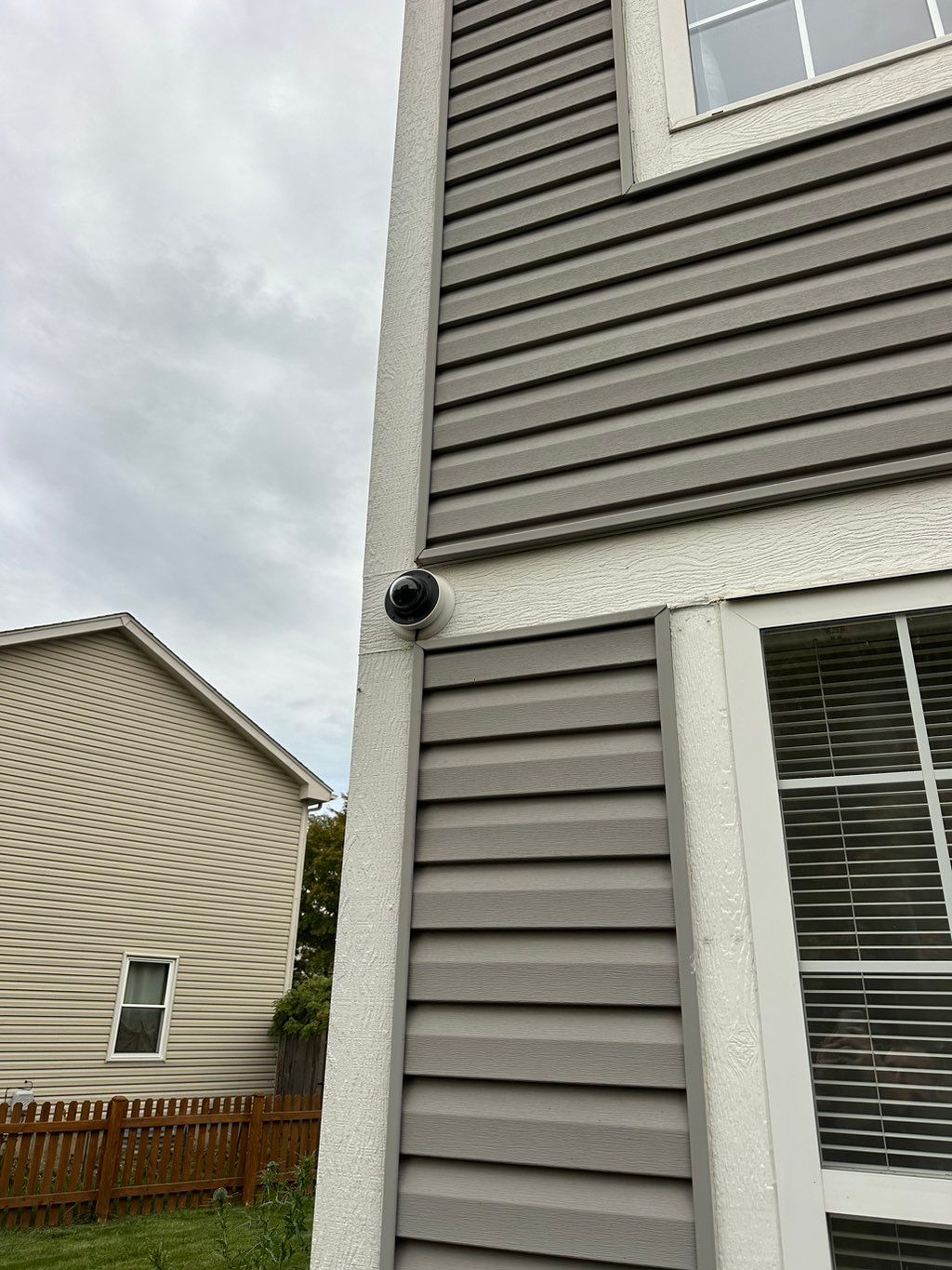 Security camera installation