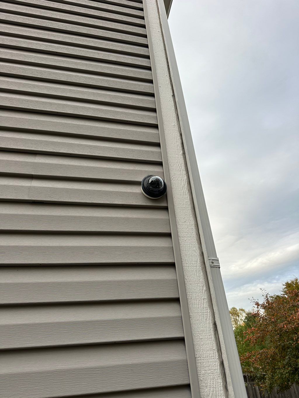 Security camera installation