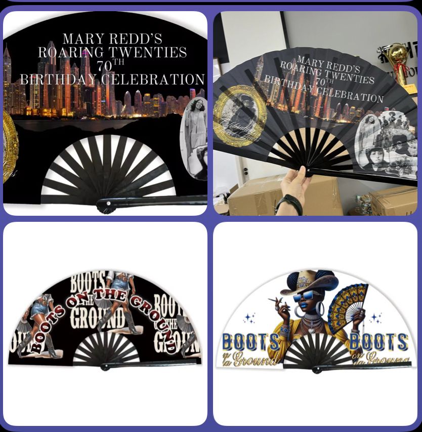 Custom Fans makes great party favors
