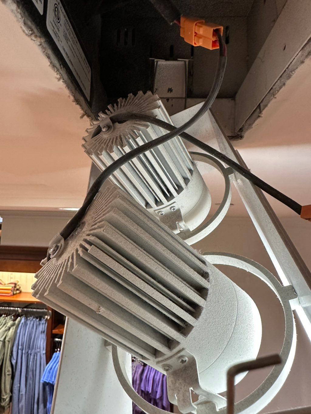 Retail Space lighting repairs