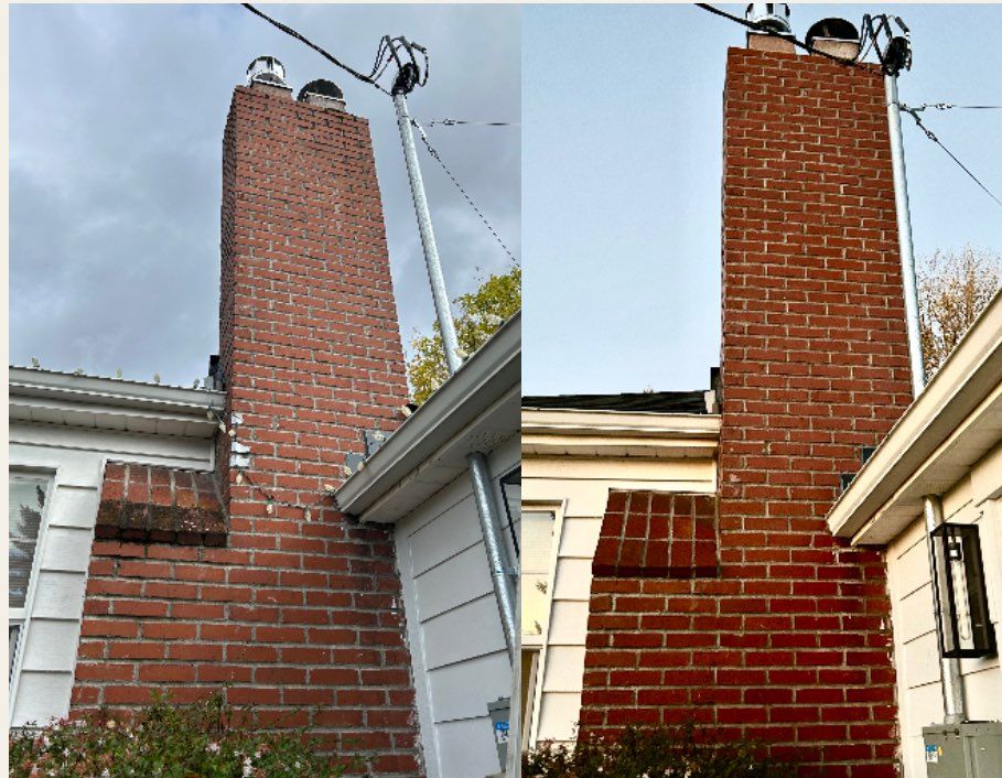 Major difference after pressure washing and applyi