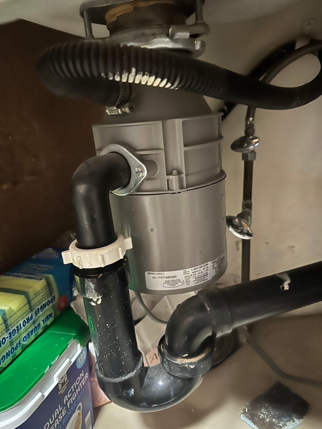 Replace garbage disposal 