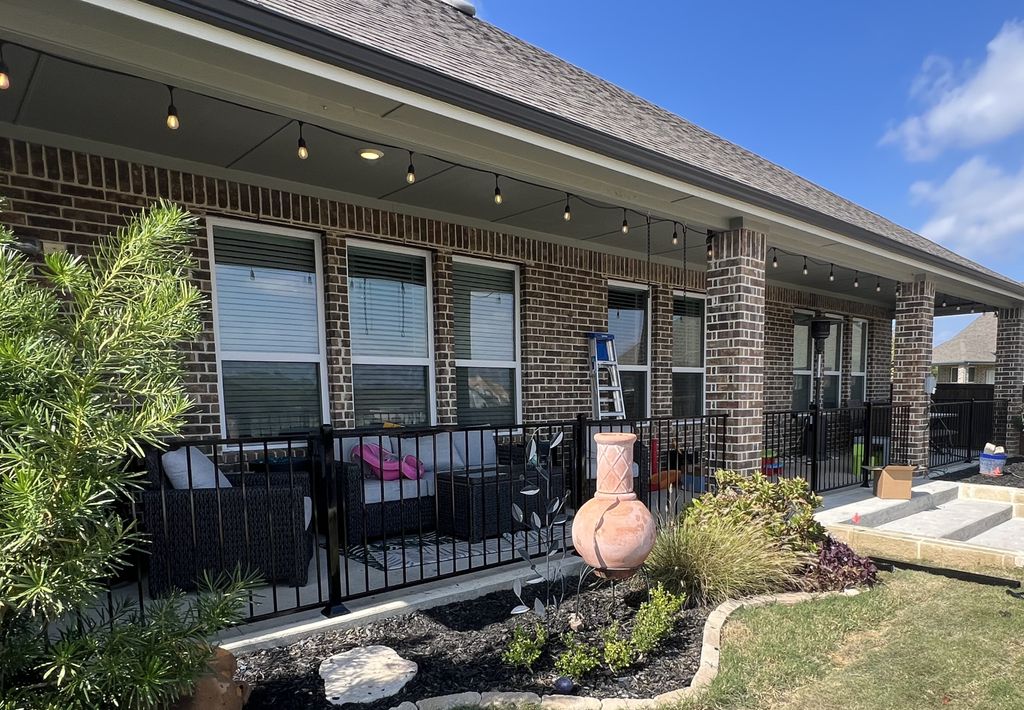 3' Flat top Iron Fence