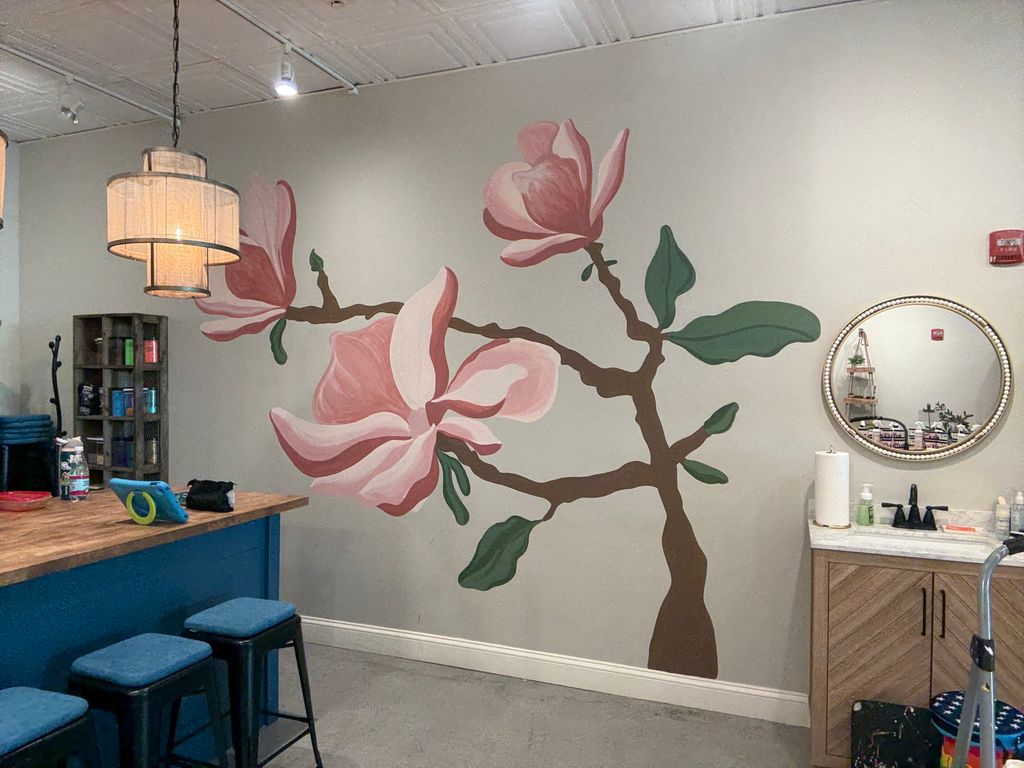 Magnolia mural, commercial
