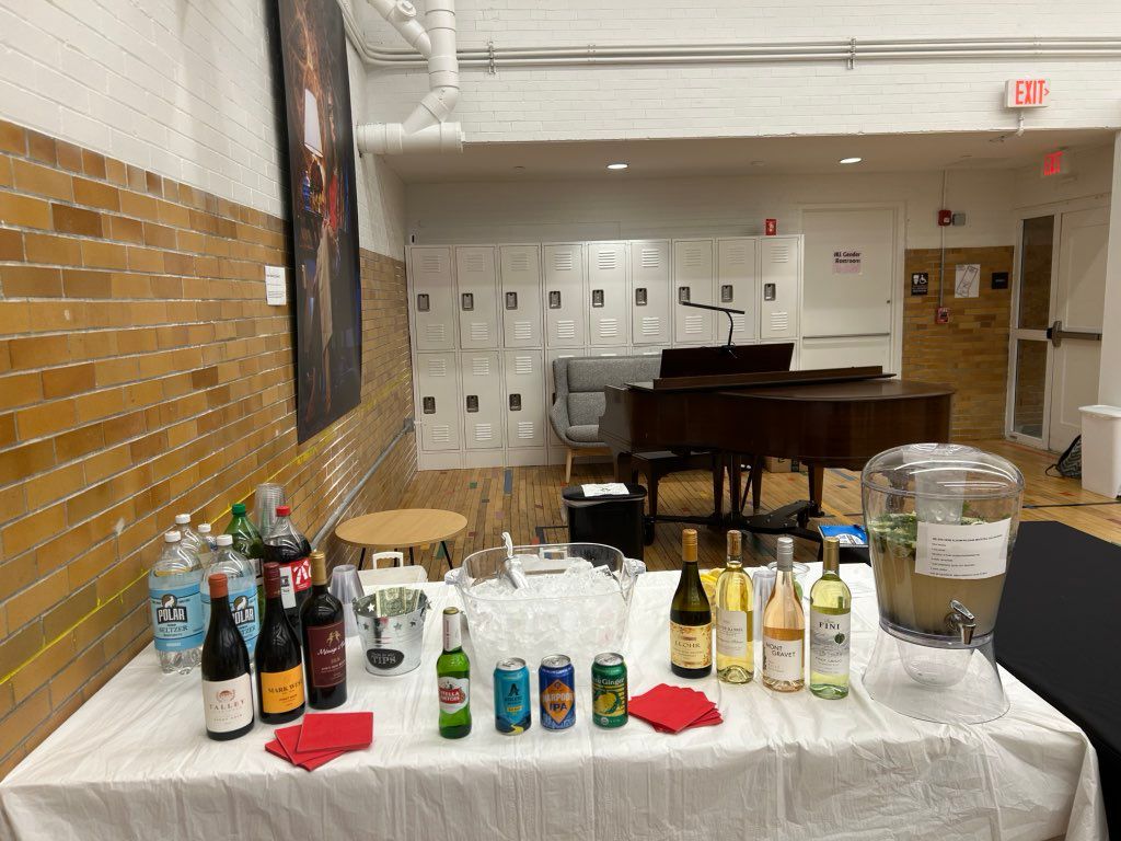 Great space for beer and wine! There was a delicio