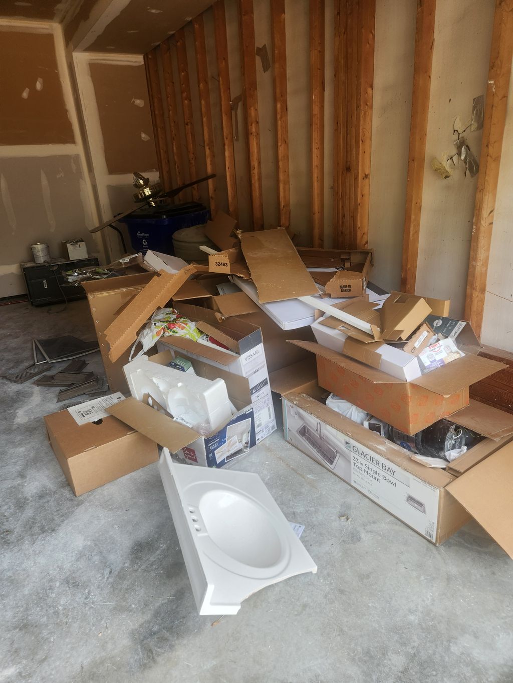 Before: Recycle Garage