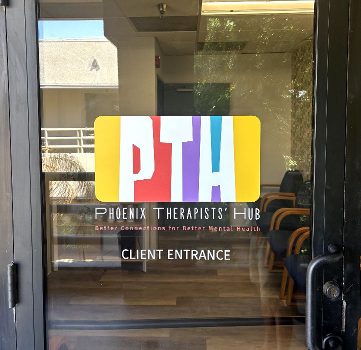 We are located inside Phoenix Therapists' Hub!