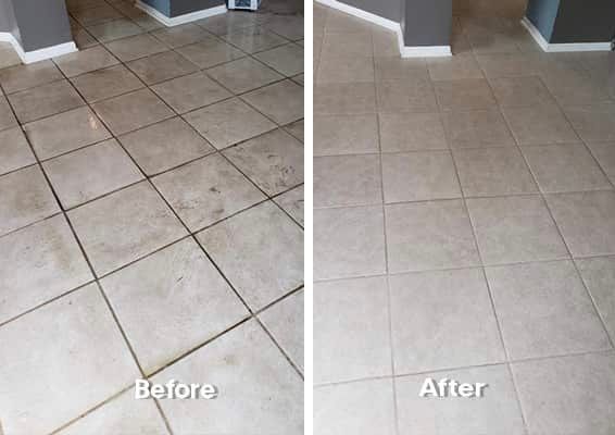 This was a one time only tile cleaning for a speci