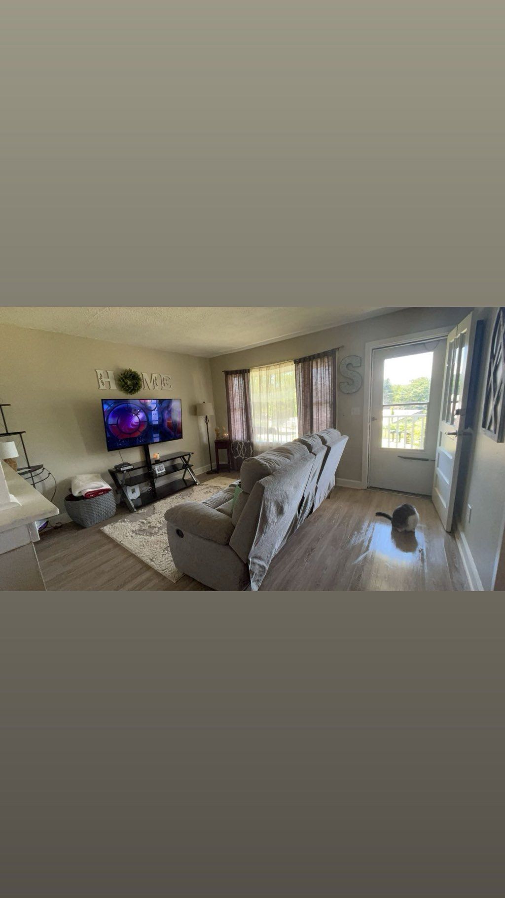 This is a bi-weekly client with one pet! Her floor