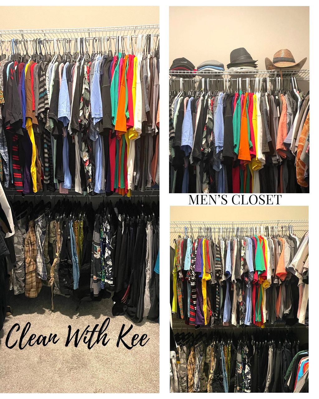 Professional Closet Move-in Set Up 👔👖