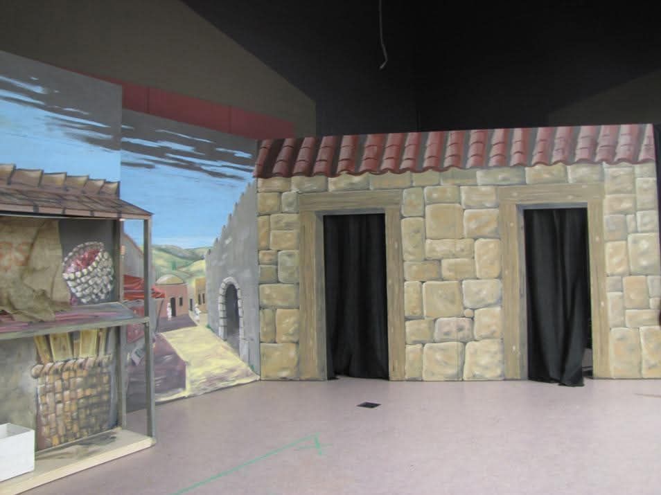 Mural sets for theater
